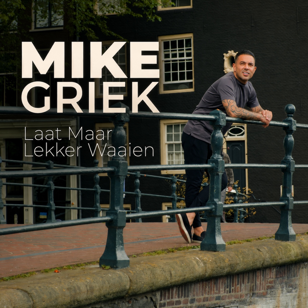 Mike Griek - Laat Maar Lekker Waaien (hoes)