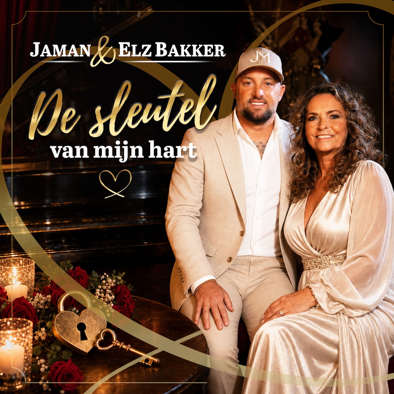 Jaman & Elz Bakker - De Sleutel Van Mijn Hart (hoes)